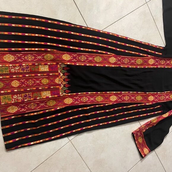 Kaftan Abaya Palestinian Dress Thobe L - Picture 6 of 7